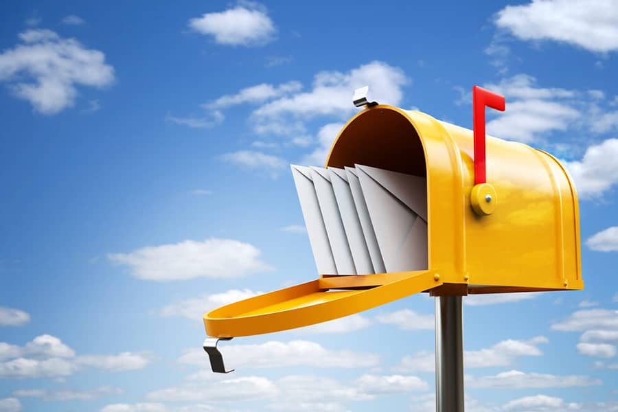 What was the fastest mail service before the telegraph?